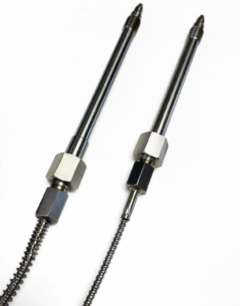 Massetemperaturføler, temperaturføler, melt temperature sensor, melt bolt sensor, Smältemperaturgivare